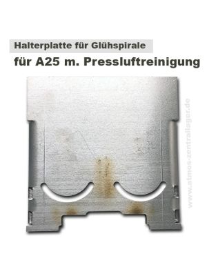 ATMOS A25 Halteplatte für Glühspirale mit Pressluftreinigung