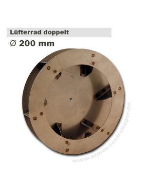 Lüfterrad Ø 200 mm doppelt