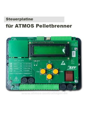Elektr. Steuerplatine für ATMOS Pelletbrenner 