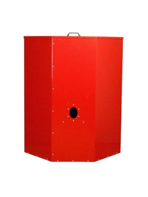 Pelletsilo 1000 Liter - Farbe rot