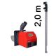 ATMOS A25 Pelletbrenner mit 2,0 m Förderschnecke