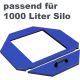 Adapterrahmen für 1000 Liter - blau