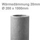 Wärmedämmung Ø200