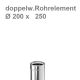 Rohrelement 200 x 250