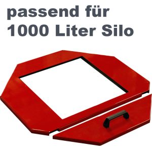 Adapterrahmen für 500 Liter Silo - rot