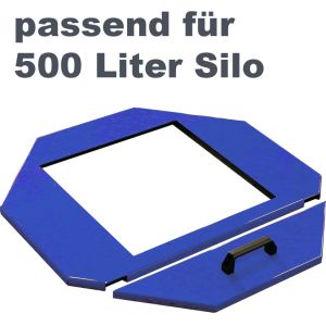 Adapterrahmen für 500 Liter Silo - blau