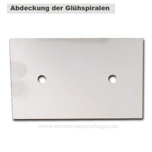 Abdeckblech der Glühspirale