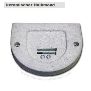 keramische Halbmond Türblende für ATMOS Heizkessel