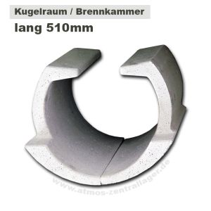 ATMOS Holzvergaser Kugelraum DC086 510mm linke + rechte Seite