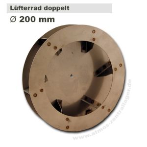 Lüfterrad Ø 200 mm doppelt