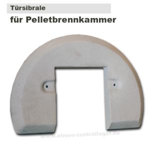Türisolierung mit Ausschnitt für Pelletbrenner 