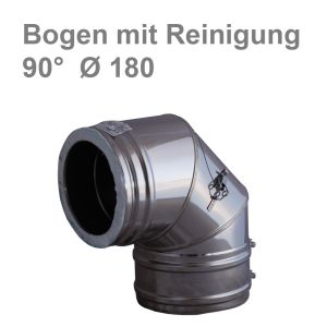 doppelwandiger Bogen mit Reinigungsöffnung