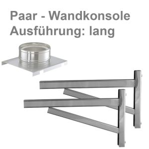 Set Wandkonsole - lange Ausführung