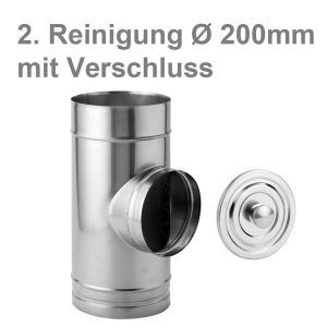 Schiedel - obere Reinigung Ø200mm