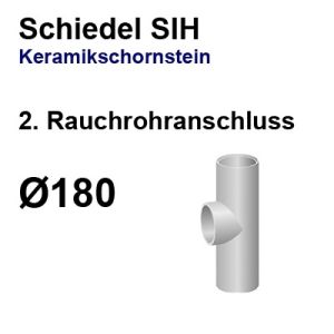 Schiedel SIH zusätzliches Rauchrohranschluss-Paket  Ø180
