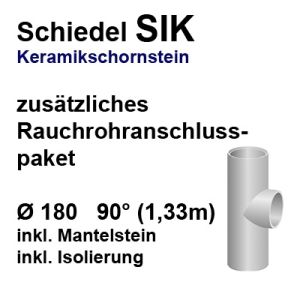 Schiedel SIK zusätzliches Rauchrohranschluss-Paket  Ø180